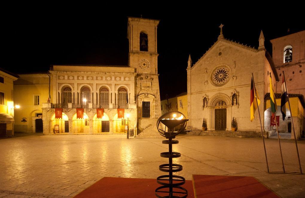 Hotel Europa Norcia Exterior foto